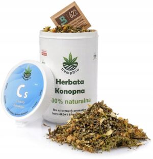 Herbata konopna CBD Premium Chwila Spokoju - 100% naturalna mieszanka relaksacyjna dla lepszego samopoczucia. - Żywność