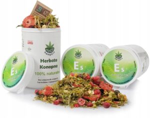 Herbata CBD Energetyczna - Naturalny Zastrzyk Energii 100% Organiczny - Żywność