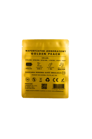 LUCY GOLDEN PEACH Vape одноразовий випарник 950 мг - Аксесуари для конопель