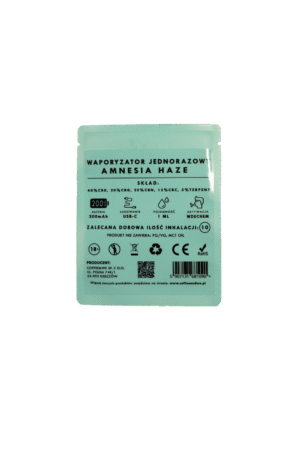 LUCY Amnesia Haze Vape одноразовий випарник 950 мг - Аксесуари для конопель
