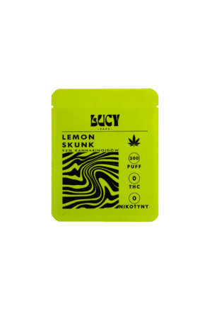 Одноразовий випарник LUCY Lemon Skunk Vape 950 мг - Аксесуари для конопель