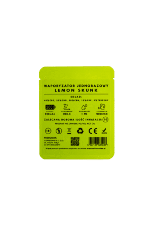 LUCY Lemon Skunk Vape Einwegverdampfer 950mg - Cannabis Zubehör