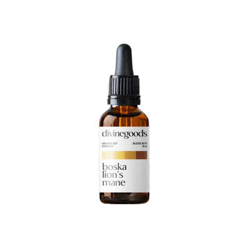 Unique Poland - Divine Lion's Mane extrakt Divine Goods Kapky 50ml - Adaptogeny