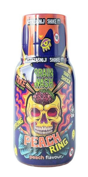 Hanf Brain Wash CBD Shot 100ML PEACH RING - Lebensmittel
