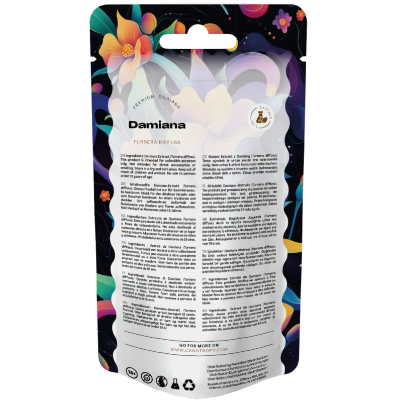 Ekstrakt Damiana (Turnera diffusa) 10:1 - 10G - Ekstrakty