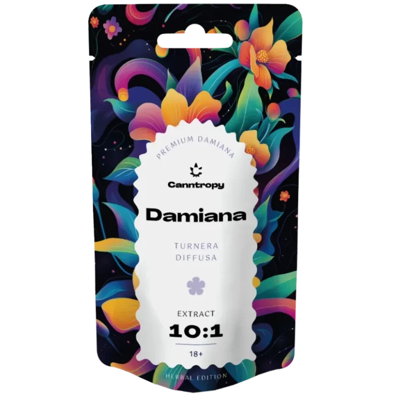 Ekstrakt Damiana (Turnera diffusa) 10:1 - 5G - Akcesoria konopne
