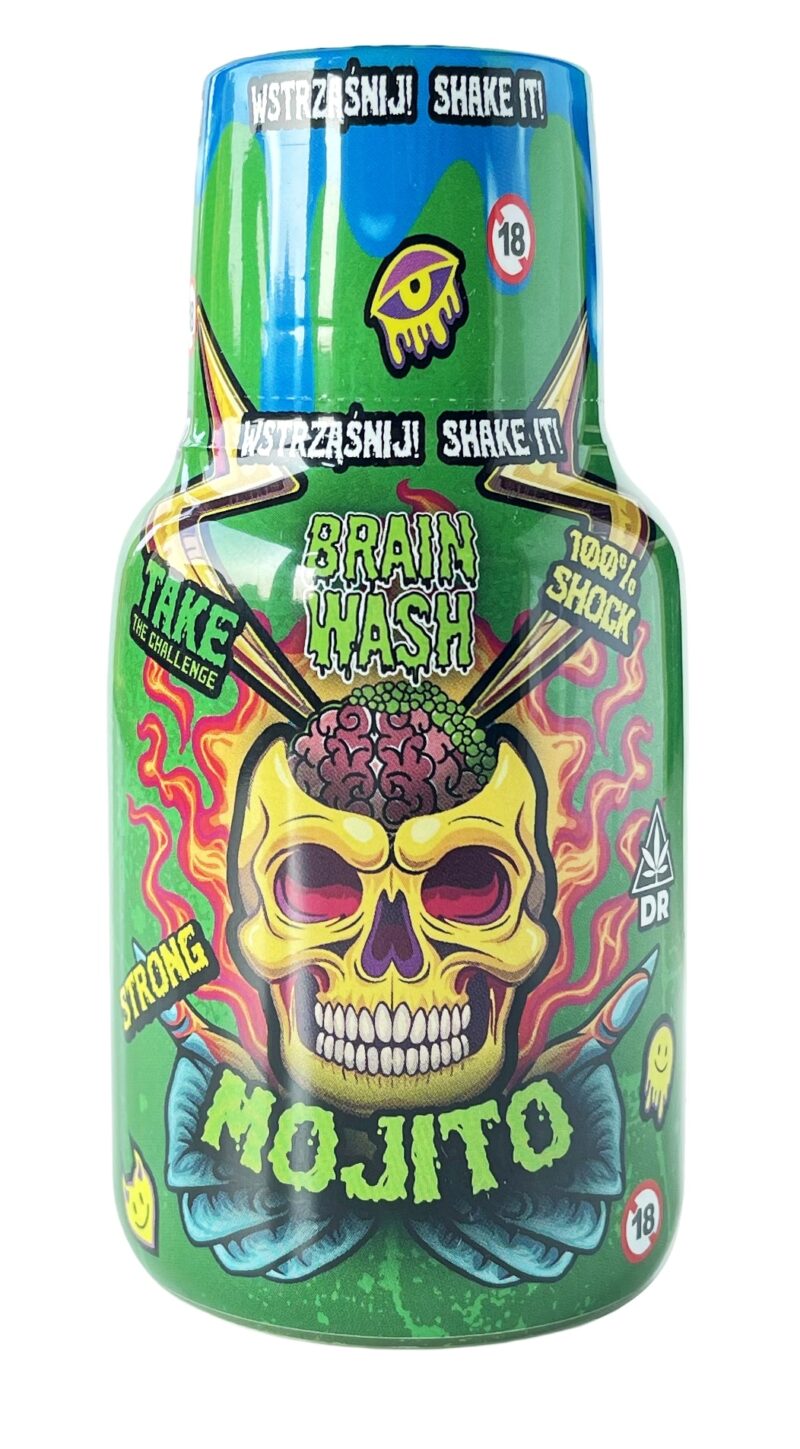 Konopný výplach mozku CBD Shot 100ML MOJITO - Hemp Shot