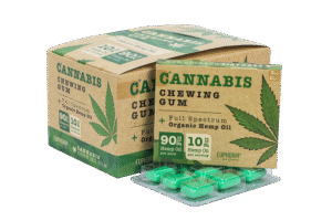 Euphoria Cannabis chewing gum with hemp seed oil - Euphoria