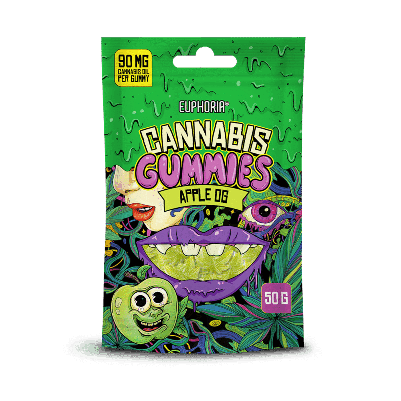 Euphoria Cannabis Apple OG Jelly (50 g) Juicy apple flavor - Euphoria