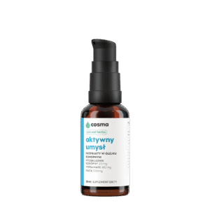 Cosma Cannabis Active Mind Natural Herbs 30 ml - CBD/CBG oleje