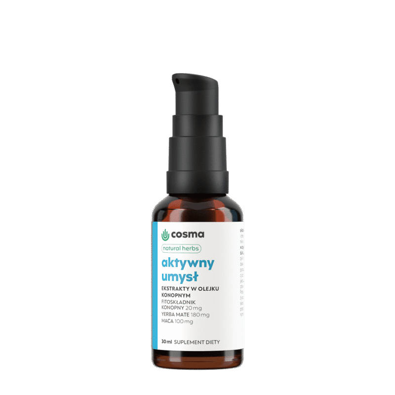 Cosma Cannabis Active Mind Natuurlijke Kruiden 30 ml - CBD/CBG olie