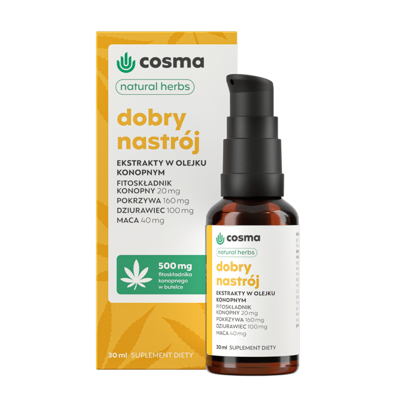 Cosma Cannabis Dobry Nastrój Natural Herbs 30 ml - Olejki CBD/CBG