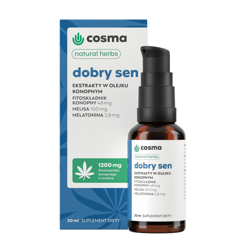 Cosma Cannabis Good Sleep Natuurlijke Kruiden 30 ml - CBD/CBG olie
