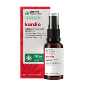 Cosma Cannabis Cardio Natural Herbs 30 ml - CBD/CBG oleje