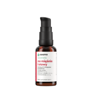 Cosma Konopí pro svaly a klouby Přírodní byliny 30 ml - CBD/CBG oleje