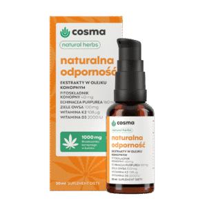 Cosma Cannabis Natural Immunity Natural Herbs 30 ml - CBD/CBG oleje