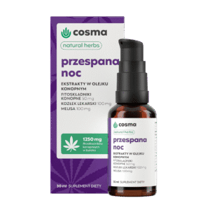 Cosma Cannabis Sleepy Night Natuurlijke Kruiden 30 ml - CBD/CBG olie